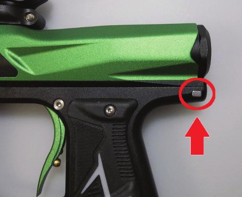 Hold both the button and Trigger for approximately 5-6 seconds. The LED will then start alternating green and red. Now release the button and Trigger. 4.