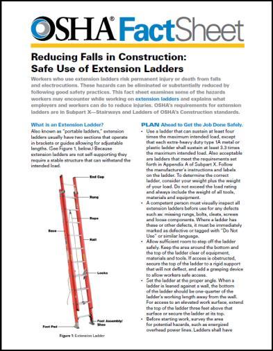 Ladder Use - Fatal Incident April 30, 2016 - Dallas, Texas A North Texas painting contractor (NAICS 238320 - Painting and Wall Covering Contractors) had an
