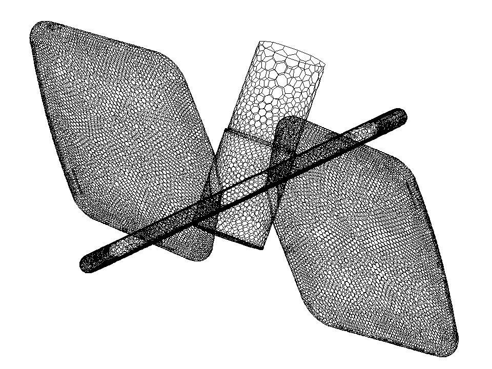 20 Fig. 5: View showing mesh on impeller surface. There are several different combinations of bubble coalescence and breakup models available for use in the FLUENT 13.0 software.
