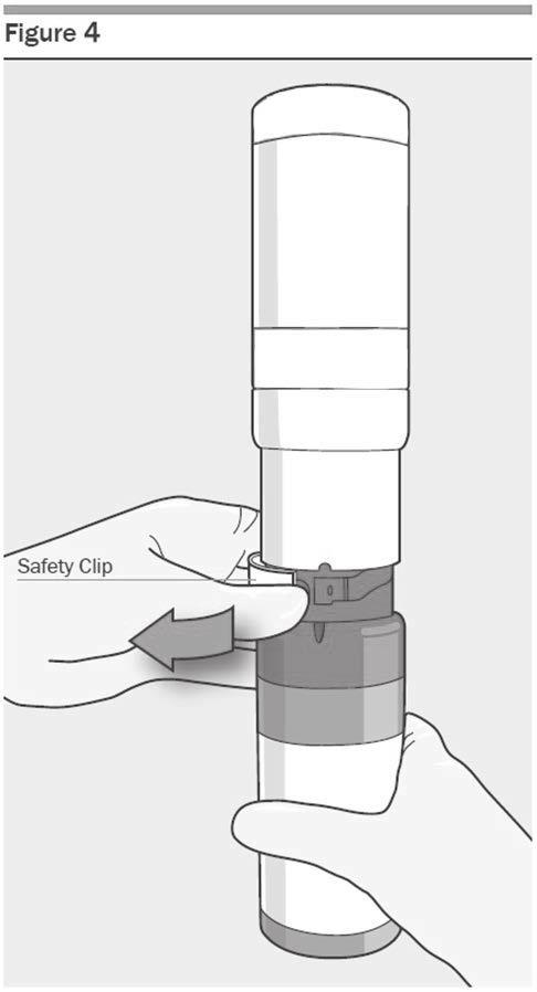 canister on top (Figure 3). Discard empty pouch.