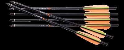 fletched with 4 vanes and half-moon nocks assembled Includes: Six 100