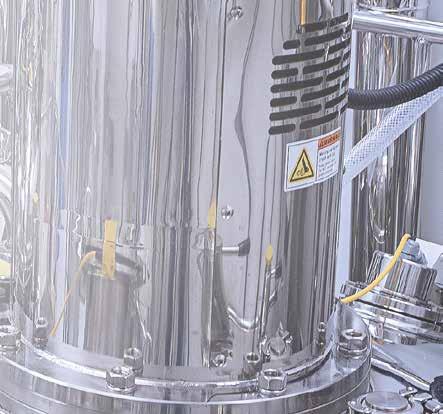 Conical dryers are vertical machines with a mixing screw that rotates both about its own axis and along the vessel wall.