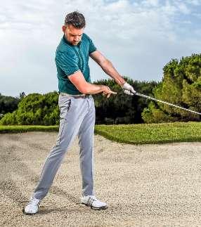 your lead side. This kills any tendency to sway and promotes a cleaner strike.