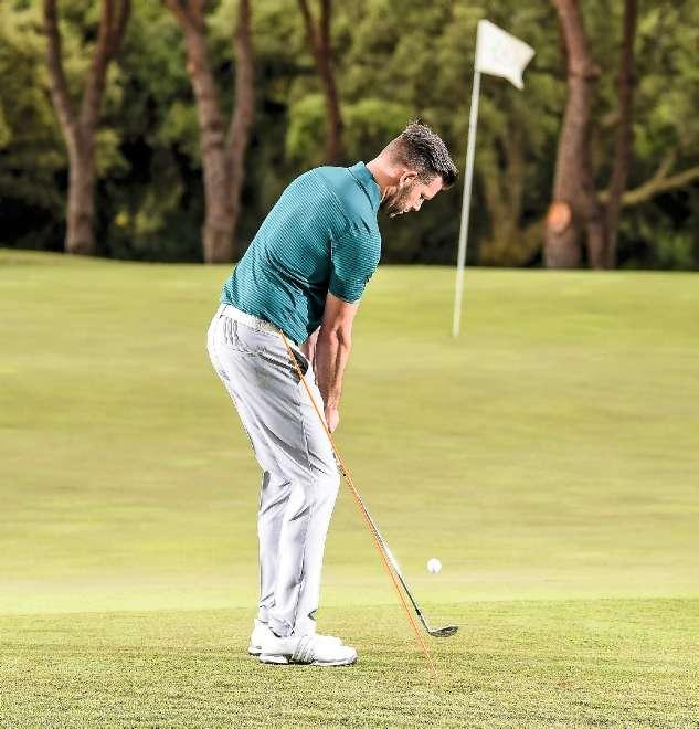 Downswing Think Down Throughswing Think In CRISPER STRIKE This downward attack angle affords a crisper and cleaner strike, but it s important you create it simply through that steeper backswing and