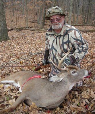 Rest in peace Tom Swift Tom Swift with a nice buck taken with a longbow!