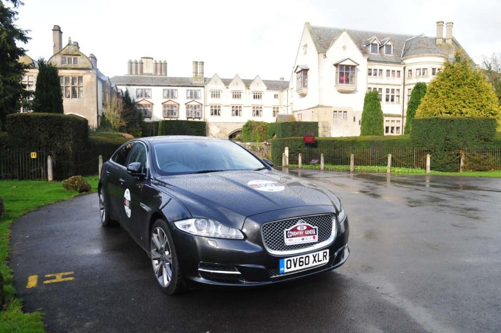 Win Percy joined the tour in a Jaguar XF specially adapted with hand controls Pocket