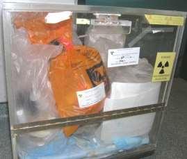 Waste management Radioactive wastes Solid wastes, per isotope, in bags or