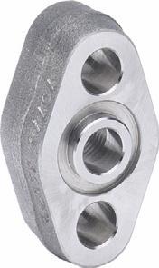 Siemens AG 07 Fittings - Accessories Overview Selection and Ordering data Oval flange with female thread ½-4 NPT, max.