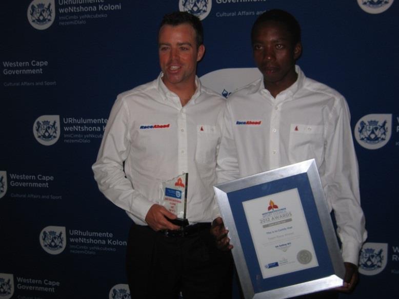 Asenathi and Roger awarded Team of the Year against more than sixty competing sports codes in WC Andrea Giovannini then went on to address the group of government officials explaining in more detail