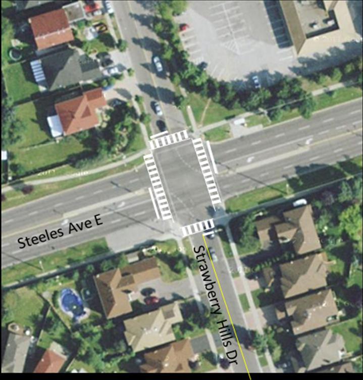 Proposed new location of bus stop Estimated Costs Funding Source