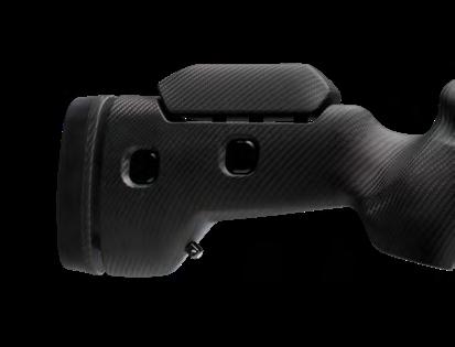 PISTOL GRIP The ergonomic pistol grip