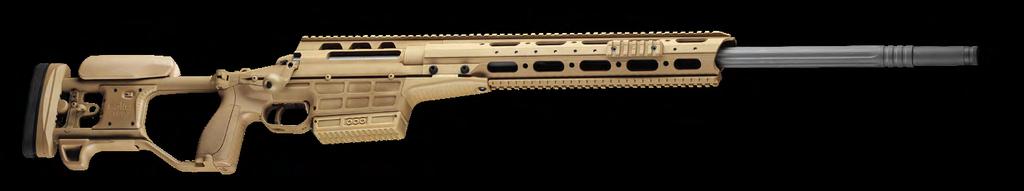 TRG M10 BLACK & COYOTE BROWN The TRG M10 is a bolt action, multi-caliber, manually operated, magazine-fed,