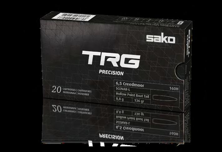 SAKO CARTRIDGES HIGHLIGHTS NEW 2018 TRG CARTRIDGES Sako Cartridges introduces a new precision cartridge line for shooters seeking ultimate precision and the ballistic performance of a factory round.
