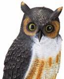specialty decoys The 16-inch and 20-inch Great Horned Owl Decoys draw crows into shooting range and is a confi