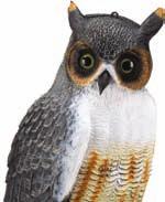 Made from quality materials that will not crack or break Packed 1 decoy per carton Great horned owl Q5752 (16 ) /