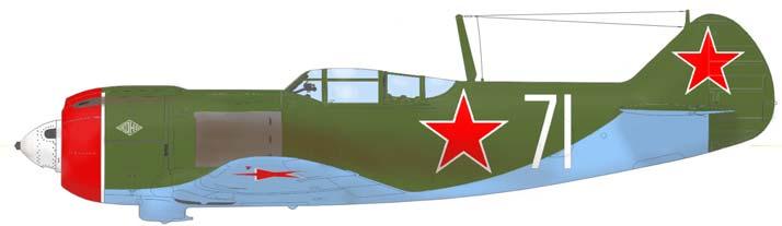 It was underpowered with the inline Klimov M-105 engine along with other weaknesses which led to the LaGG-3 a much better version which served the Soviets when Germany invaded in 1941.
