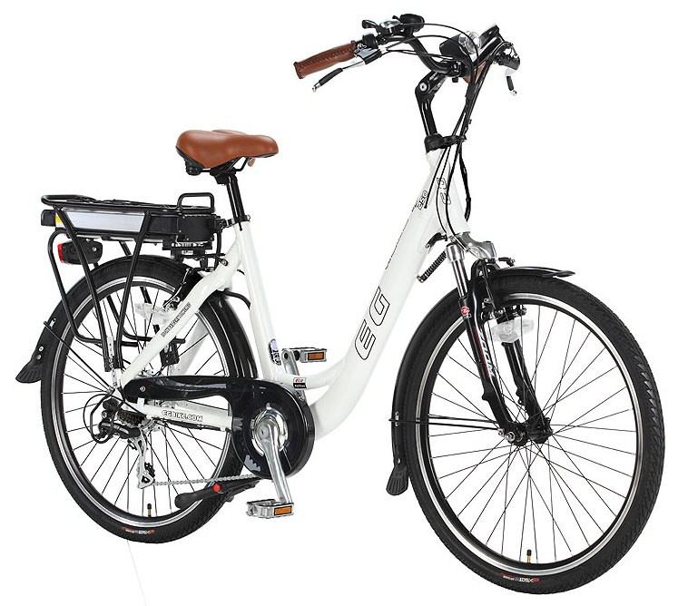 Electric Bikes EG Athens 250 26 Electric Step-Over Bicycle All AL Alloy Bicycle Frame 7 Speed