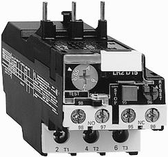 References (continued) TeSys D, thermal overload relays 0 Differential thermal overload relays for use with fuses or magnetic circuit-breakers GV L and GV L b Compensated relays with manual or