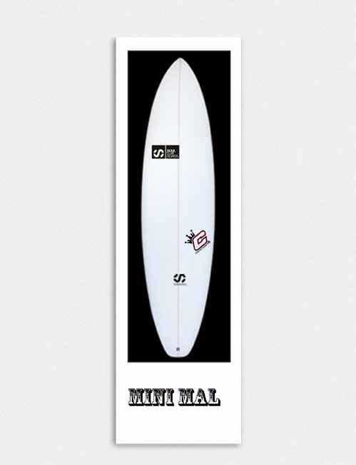 clayton mini mal //longboard The Clayton Mini Mal is a board for a range of surfers. Whether you are starting out or returning from years of not surfing, this board will be forgiving, stable and fun.