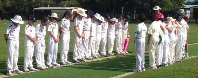 U12 teams, Redcliffe City Cyclones and The Lakes College,