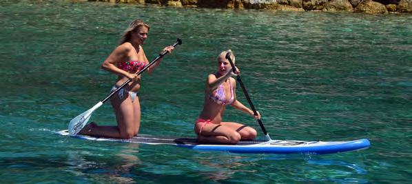 We offer special prices for a full day rental (10AM - 6PM): only 3h is paid Location of our center is just a perfect place for SUP: beginners can practice on calm water in the