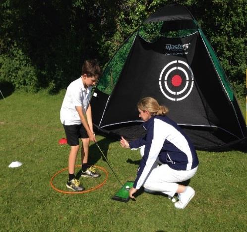 (Kim, Volunteer Coach) The level 1 course has given me the confidence to get involved, to support fellow golfers, youngsters, coaches and friends and helped me understand more about golf.