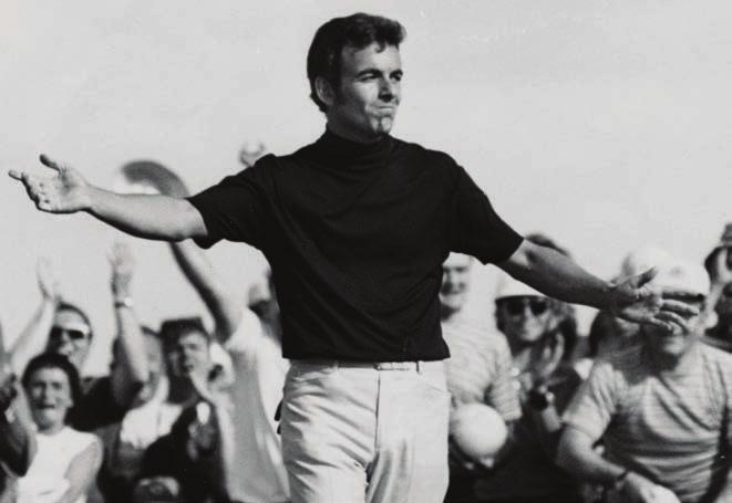 Young, courageous and immensely talented, Jacklin held off an incredible field that included Jack Nicklaus, Peter Thomson, Bob Charles and Roberto Di Vicenzo among many more.