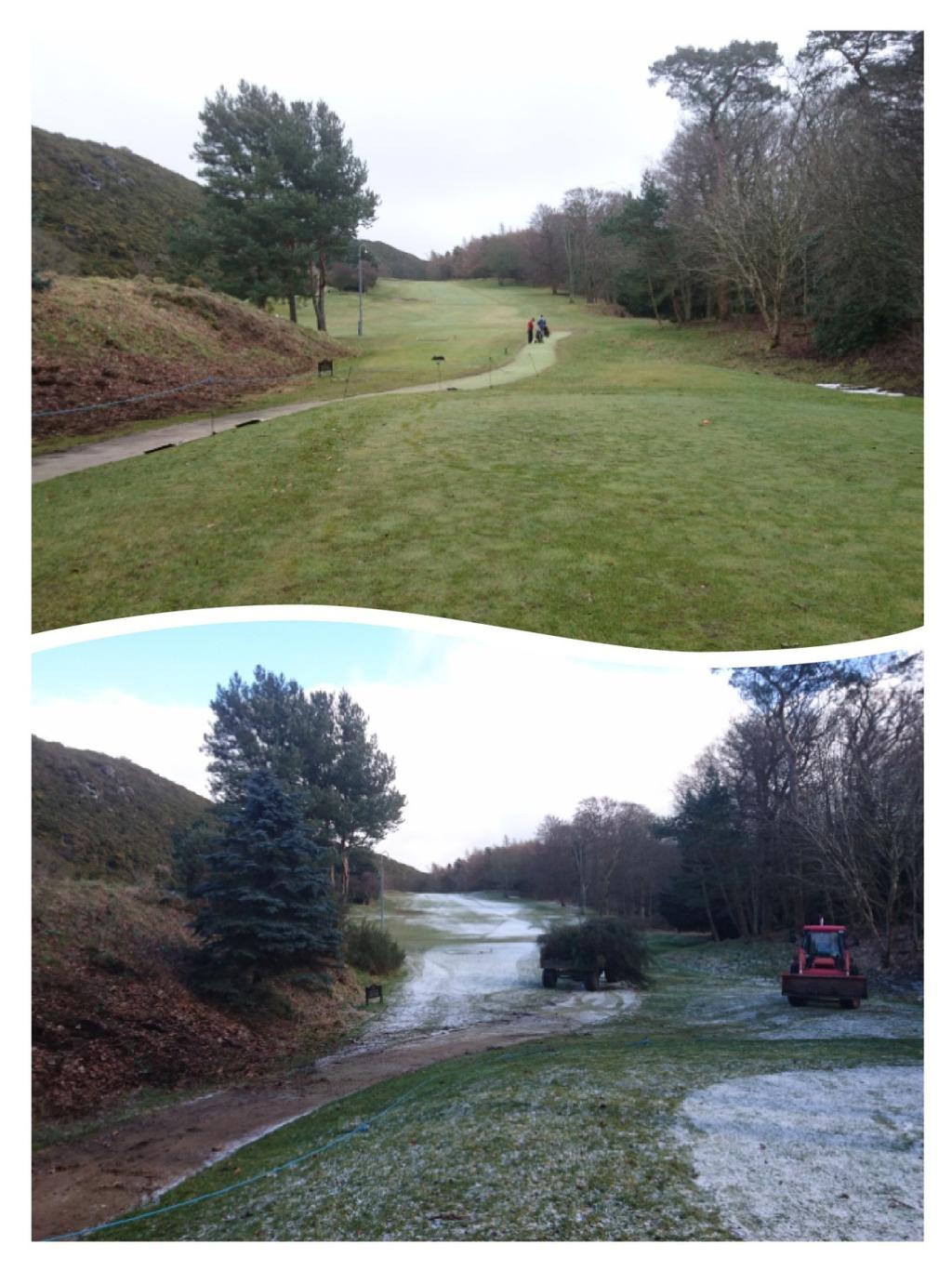 Tee Surrounds Cleared We have continued to clear unwanted growth and vegetation in compliance with our Ecological Management Plan, and have finished areas around 1 st tee and 13 th tee.