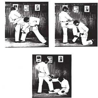 Renzoku (successive) Geri (kicks) are unplanned and usually use the concepts of CONTOUR- ING and anatomical landmarks.