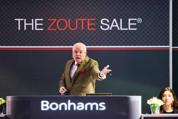Elégance week, to name but a few. 13 The fifth ZOUTE SALE by Bonhams will be held in the VIP Marquee at the beach in front of the Albertplein on Friday 5 October at 6 p.m. A preview of the cars will take place on Thursday 4 October from 10 a.