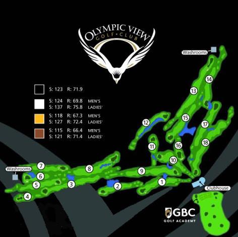 Clubhouse GOLF COURSE Holes 18 Par 72 Yardage 6,600 Rating 71.