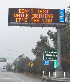 Text Messaging 87% say it s a very serious threat Nonetheless, 18% do it A dozen states have prohibitions, including