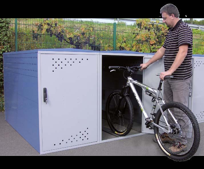 EVERYTHING CONSIDERED FROM THE GRO Intelligent solutions for optimum protection BICYCLE LOCKER BIKEBOX 1 Full protection against