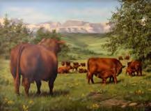 Today all four of the originals hang on the walls at Angus Central and we are offering you the chance to own a piece of our history in one of the few Master of the Herd Red Angus prints left from