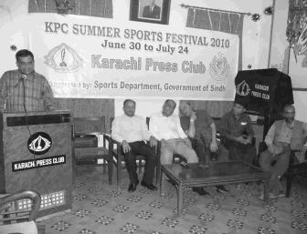 The festival, being organized by the Sports Committee, with the collaboration of the Indoor Games Committee, at the Karachi Press Club from June 30 to July 24, had actually commenced a couple of