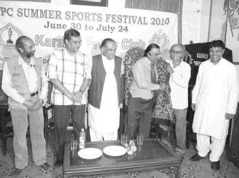 The speeches of Dr Mohammad Ali Shah and Shoaib Ahmed Siddiqui were music to the ears of the members of the Karachi Press Club who were thoroughly praised for their enthusiasm in the field of sports