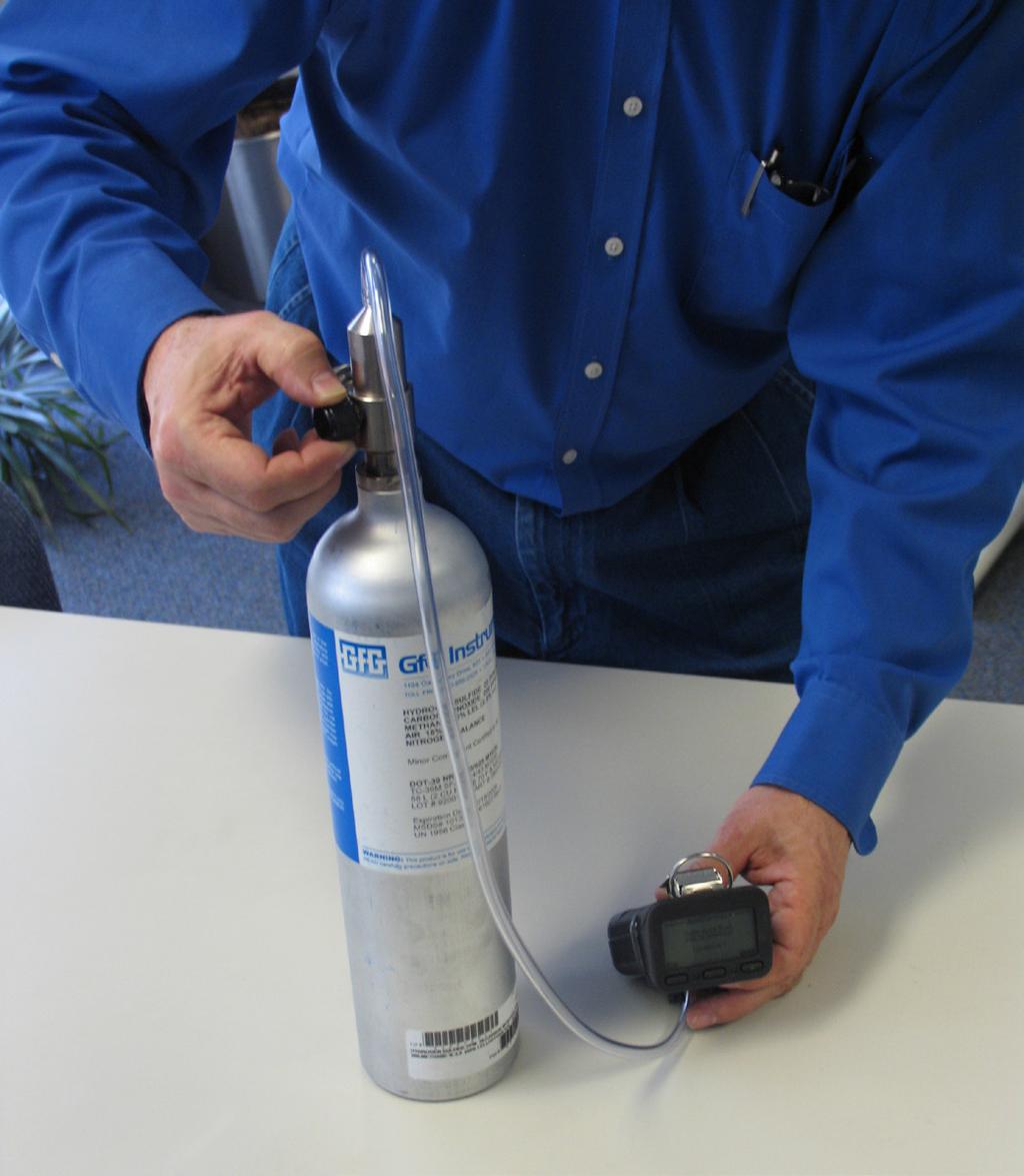 the sensor(s) when exposed to known concentration test gas are within the manufacturer s requirements for accuracy.