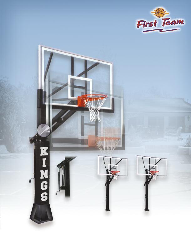 All First Team goals are direct mounted to eliminate backboard breakage when players hang on the rim. FREE!