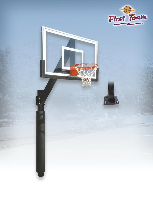 Extension arm is constructed of 5 x5 (3/16 wall) solid steel tubing Optional TuffGuard all-weather bolt-on backboard padding available in several colors Extensive backboard selection is available All
