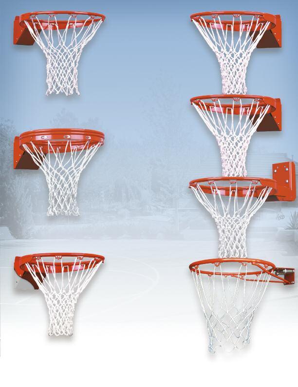 FT184 Recreational flex goal for home use Totally enclosed mechanism Durable powdercoat finish Net and mounting hardware included 1-Year Limited Warranty Approx. Shipping Weight: 19 lbs.