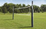 the First Team introduces the Blast outdoor volleyball system.