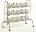 FT24 B all Hog Super Duty Volleyball Carrier Holds 30 volleyballs Large non-marking casters for No-Tip