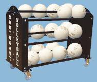 FT5050_ Economy Volleyball Judges Stand 1 1/4 diameter plated steel Non-marking wheels Artificial turf