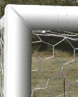 All World Class 40 soccer goals are manufactured to exacting standards for true, seamless fit throughout. The 4 round aluminum uprights and crossbar are powdercoated white for an aesthetic appeal.