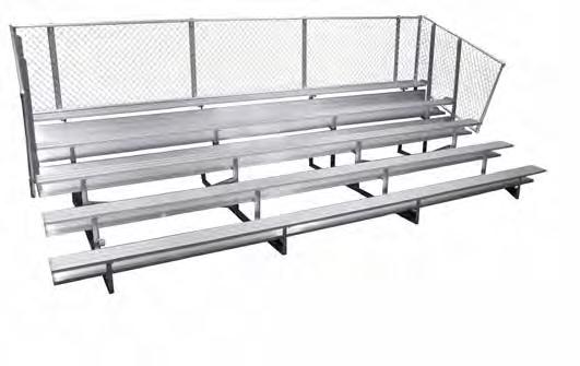 100 SPECTATOR SERIES STATIONARY BLEACHERS GARED SPECTATOR STATIONARY SERIES BLEACHERS provide high quality seating for any location that fans gather to view many different kinds of events including