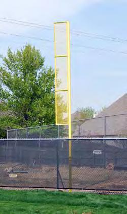 109 Complete your baseball field with our premium line of BASEBALL FOUL POLES!