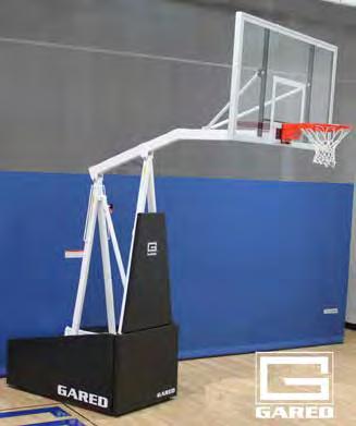 30 The GARED HOOPMASTER C72 AND R54 are versatile portable basketball backstops sporting competition quality glass backboard and breakaway rim combinations They are a perfect fit for facilities with
