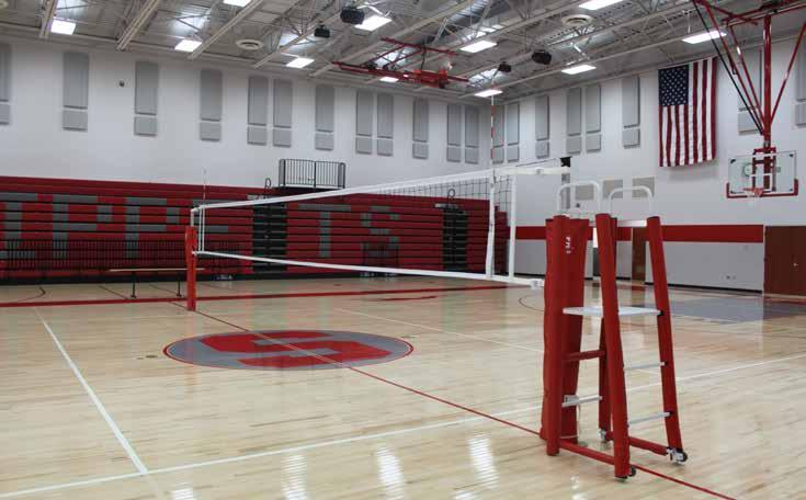 70 1 6100 RALLYLINE SCHOLASTIC TELESCOPIC SYSTEM Best-selling competition volleyball system with quick and easy set up with preset heights utilizing our unique pin-lock mechanism The telescopic tube