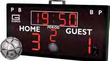91 ALPHATEC SOCCER SCOREBOARDS Our GS-MS3 PORTABLE SOCCER SCOREBOARD provides versatile and budget-friendly scoring for any organization!