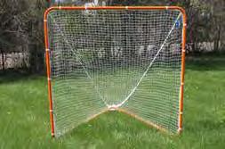 included for lacing net to goal Each goal includes four ground stakes for additional goal securement SOLD IN PAIRS; NETS INCLUDED.